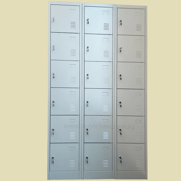 6-door-locker-with-number-combination-lock | 6-door-locker-with-keyless-lock | 6-tier-door-locker | 6-door-steel-locker