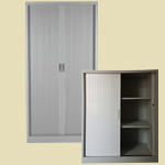 Tambour door cabinet | Tambour door cupboard | shutter door metal cabinet