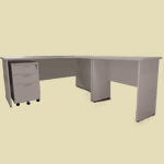cheapest L-shape-office-tables-with side-return