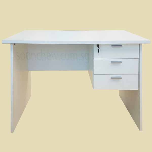 White color drawer pedestal for white color office desk