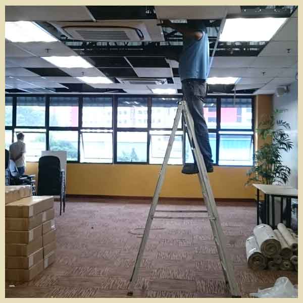 office ceiling contractor