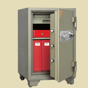 Fire resistant safe for office use