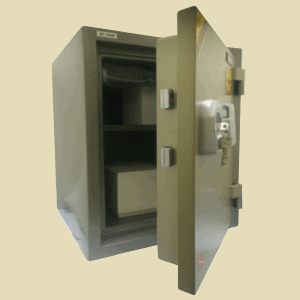 Fire resistant safe with easy to use digital number lock