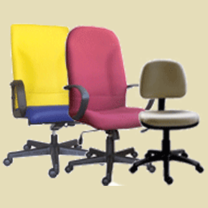 office chairs in fabric upholstery