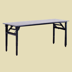 folding tables in rectangle shape
