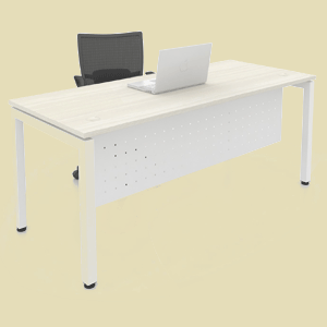 office table with metal leg