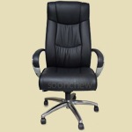 directors office chair in leather upholstery