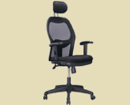 mesh office chair with adjustable lumbar support