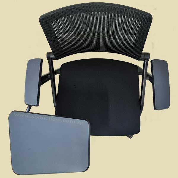 mesh-chair-with-table-and-castors