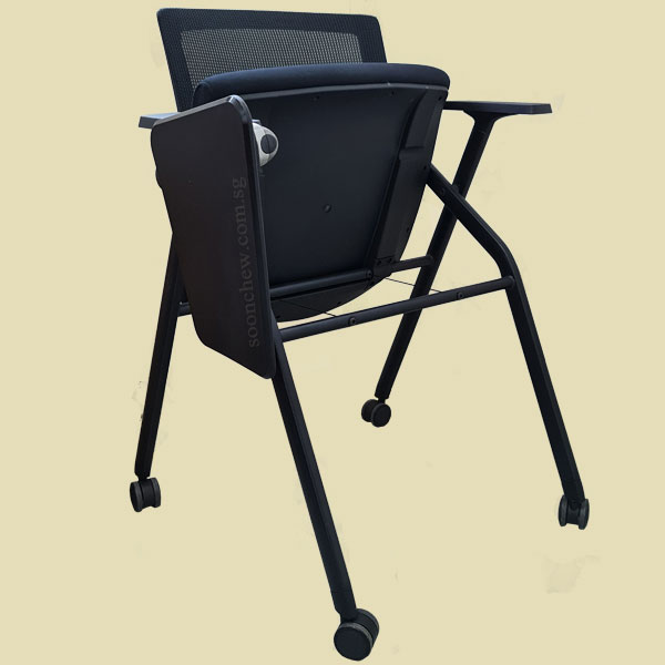 foldable-mesh-chair-with-table | Singapore