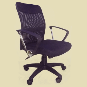 office mesh chairs with adjustable arm-rest for office workstation
