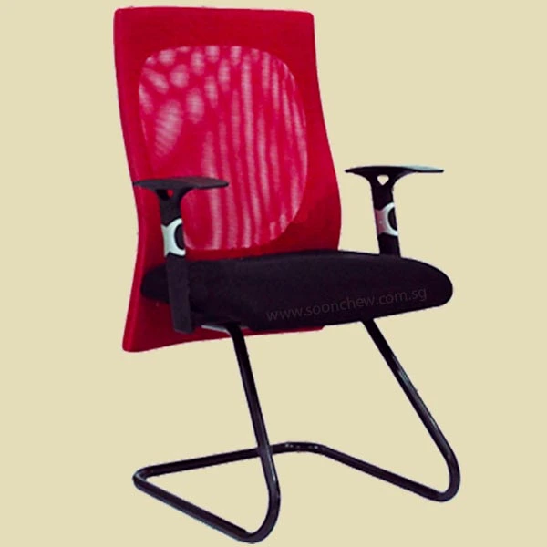 mesh-office-chair-with-cantilever-U-metal-legs