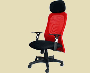 Director office chair in mesh fabric