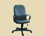 office leather chair with mid back for executive room