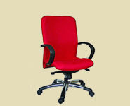 office fabric chair with rollers