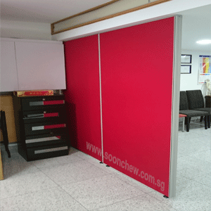 Removable fabric office partition wall panel as room divider screen 