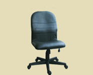 office leather chair without armrest