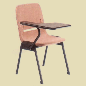 school chair and student chair with writing tablet