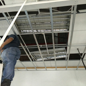 reinstate suspended ceiling
