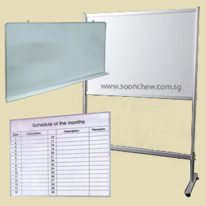 wall-mount whiteboard with marker tray